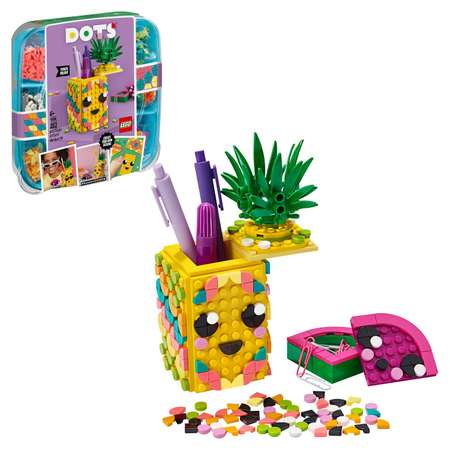 Конструктор LEGO DOTS Подставка Ананас блочный