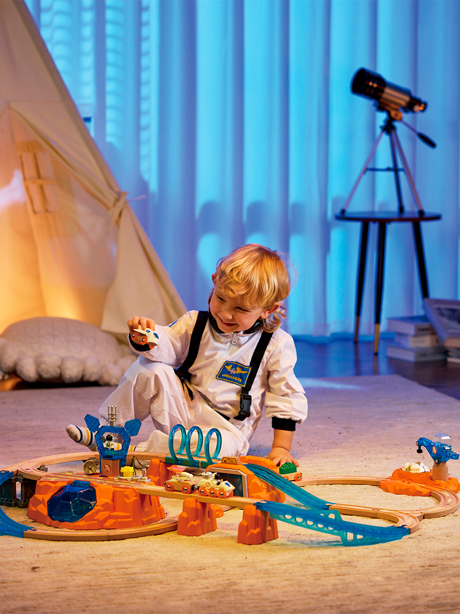 Набор железнодорожный Hape 93.9 см E3799_HP - фото 5