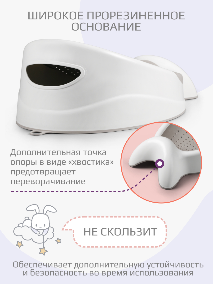 Горка для купания KidWick Рыбка серый - фото 2