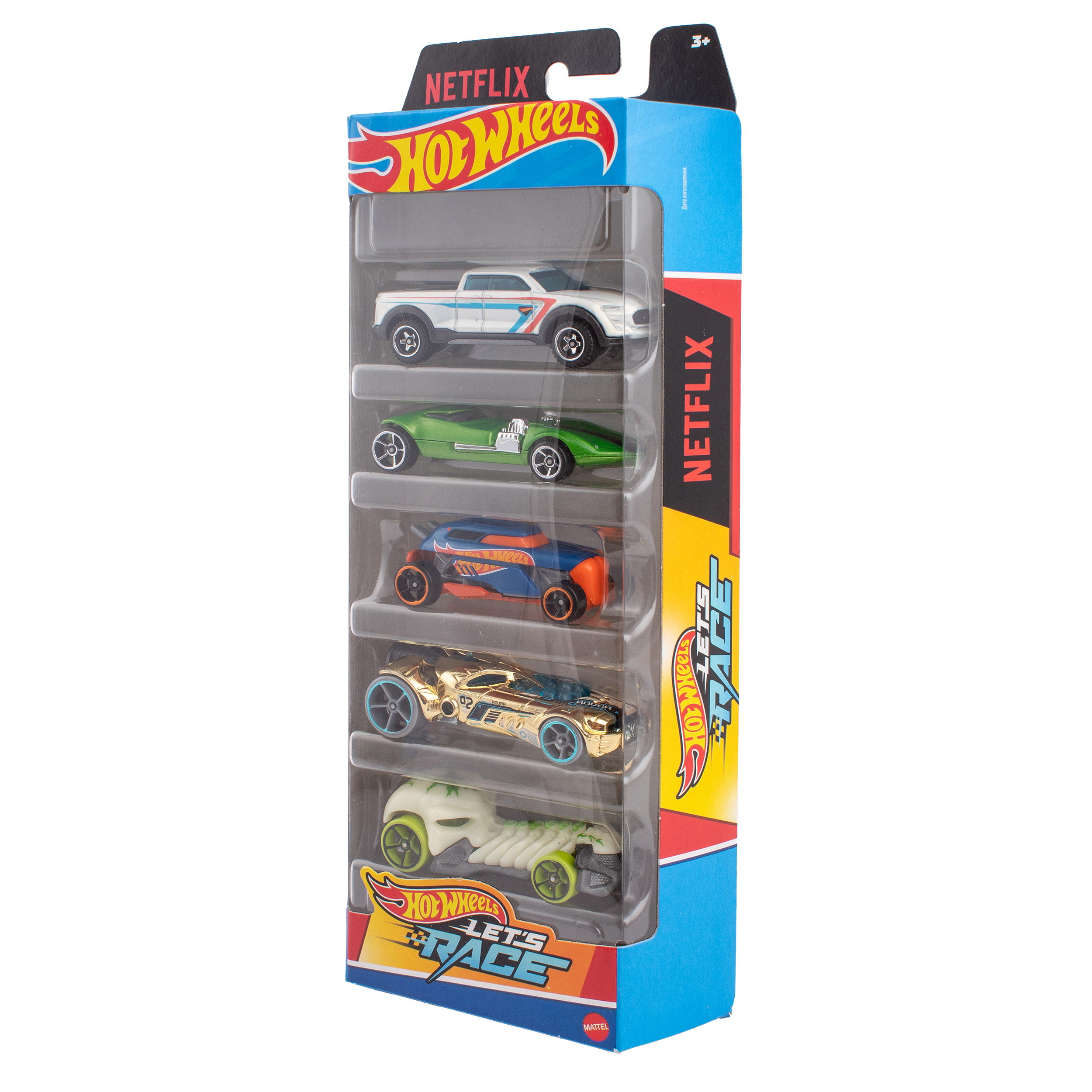 Автомобиль Hot Wheels Набор Let's Race 5 машинок 1806(HTV42) - фото 2