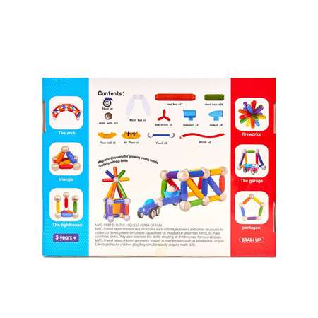 Конструктор EziKIDS магнитный