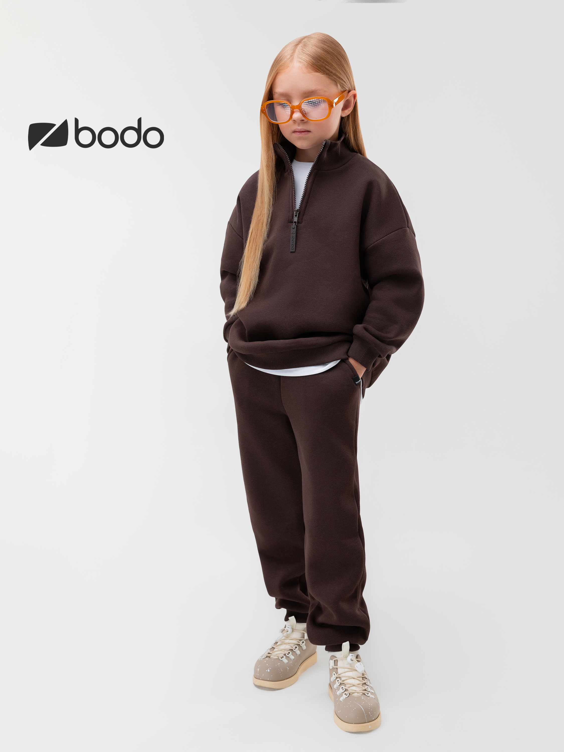Костюм спортивный Bodo 11-599MU_кофейный - фото 3