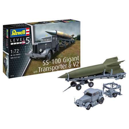 Набор Revell Военная техника SS-100 Gigant + Transporter + V2