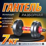 Набор блинов с грифом БлинДаГриф Гантель 7 кг 2 шт