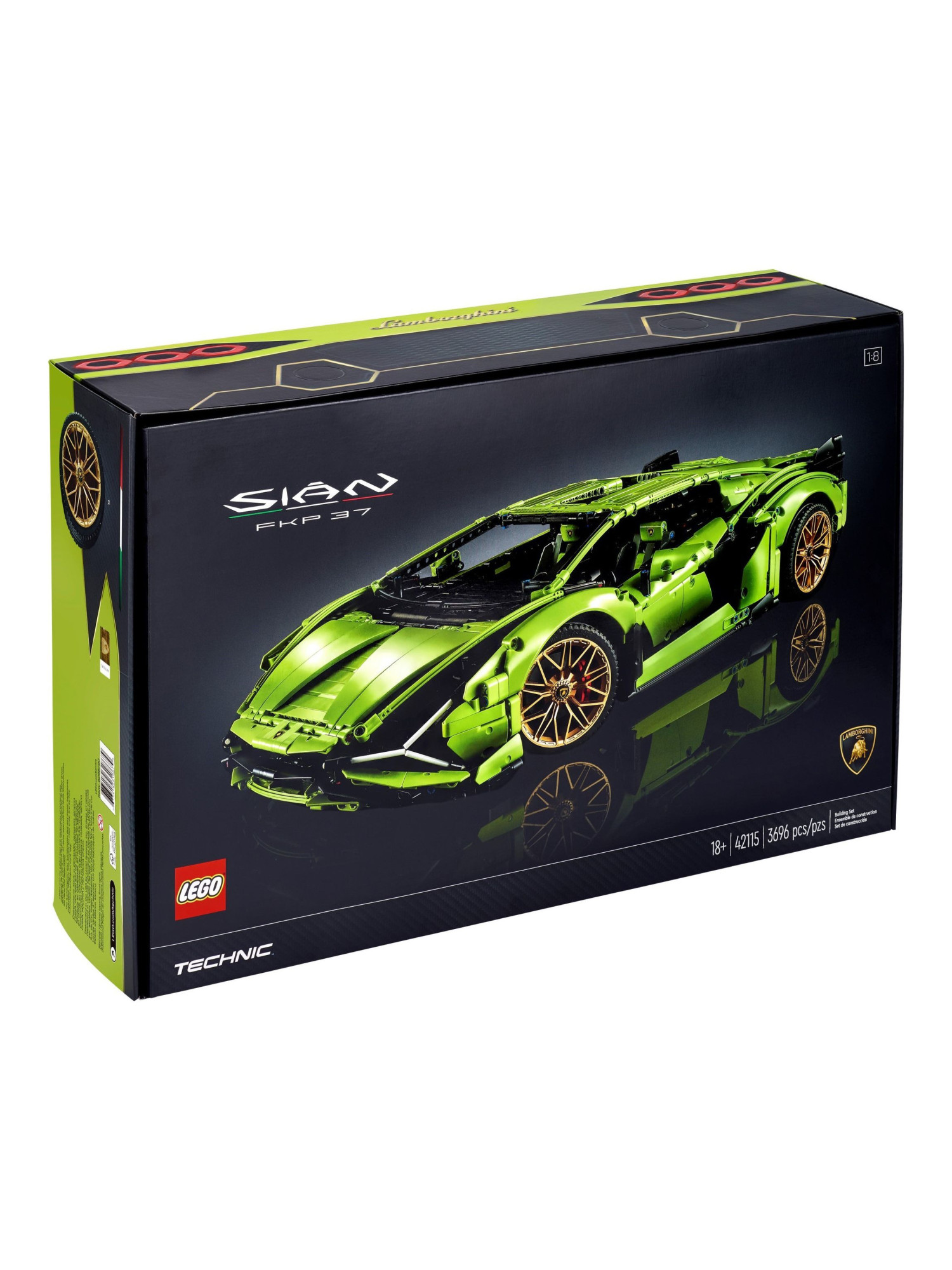 Конструктор LEGO Technic Lamborghini Sian FKP 37 3696 дет. - фото 1