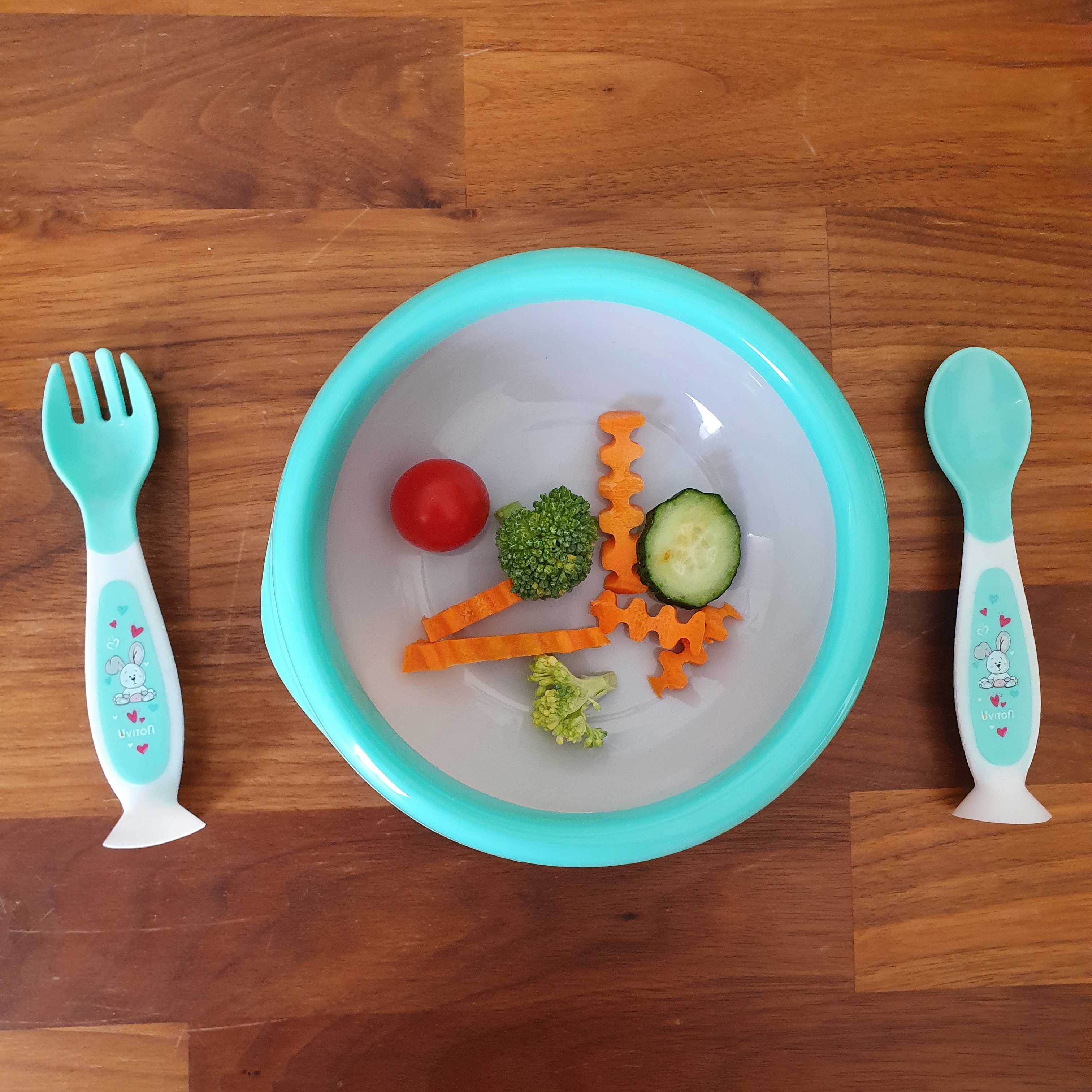 Ложка Uviton и вилка на присоске 5 мл 2 предм. в ассортименте - фото 5