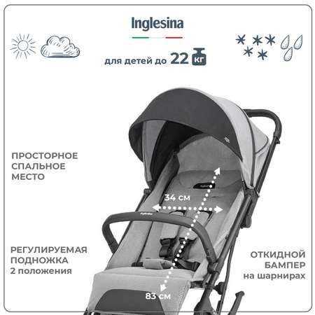 Коляска прогулочная Inglesina Maior Horizon Grey