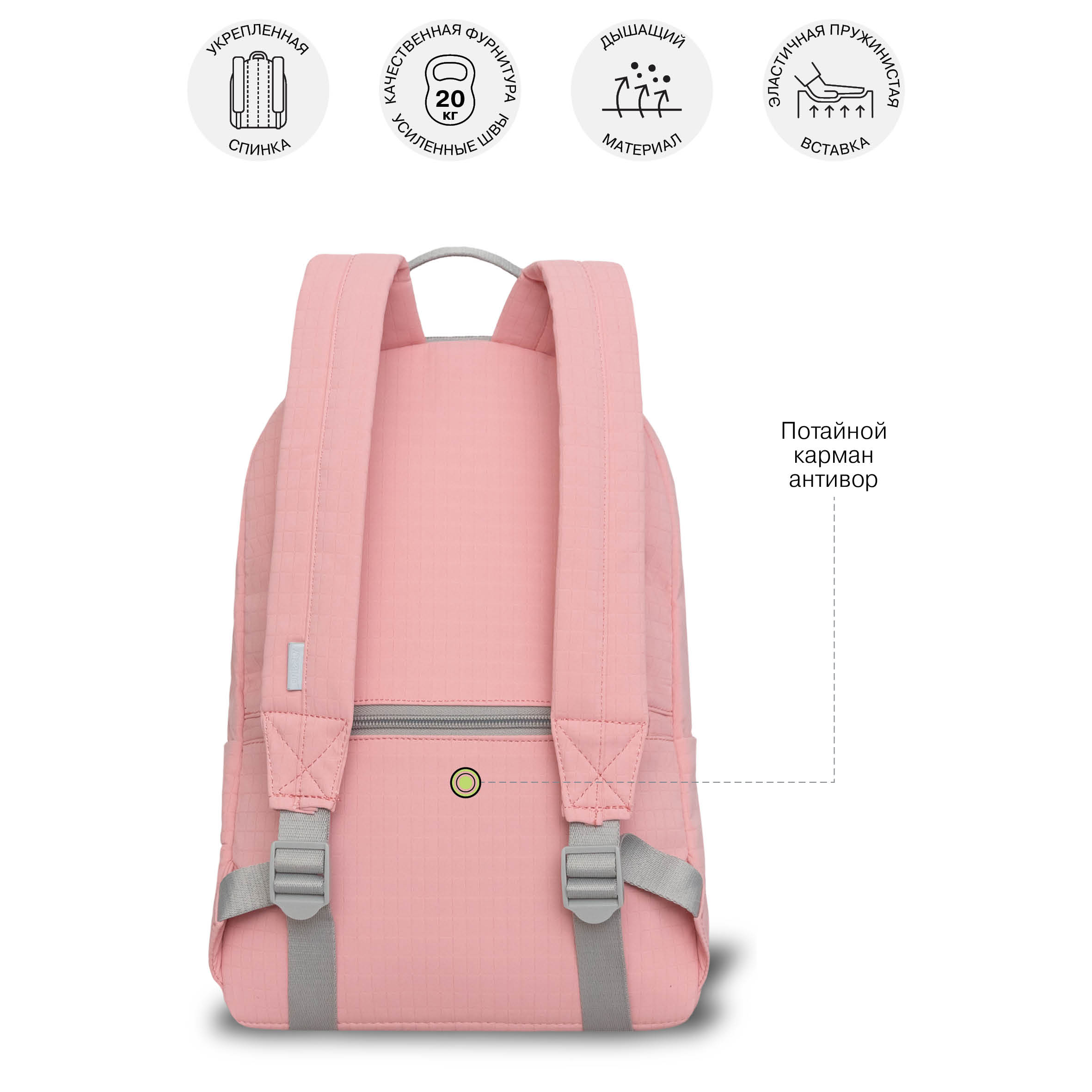 Рюкзак Grizzly Для девочки - фото 8