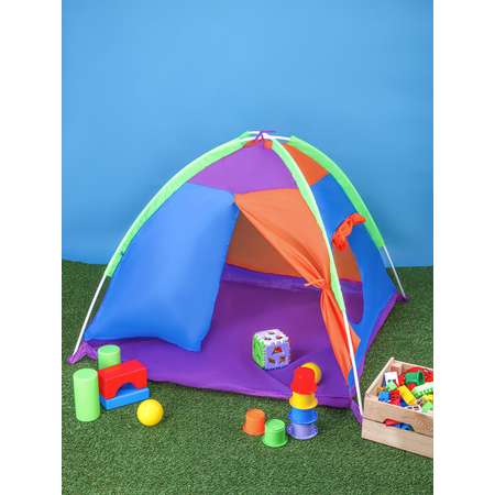 Палатка игровая Рыжий кот Забавные игры / 112x112x94 см