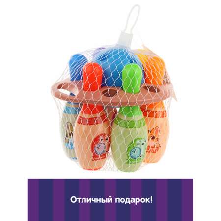 Боулинг Veld Co 6 кеглей и шар