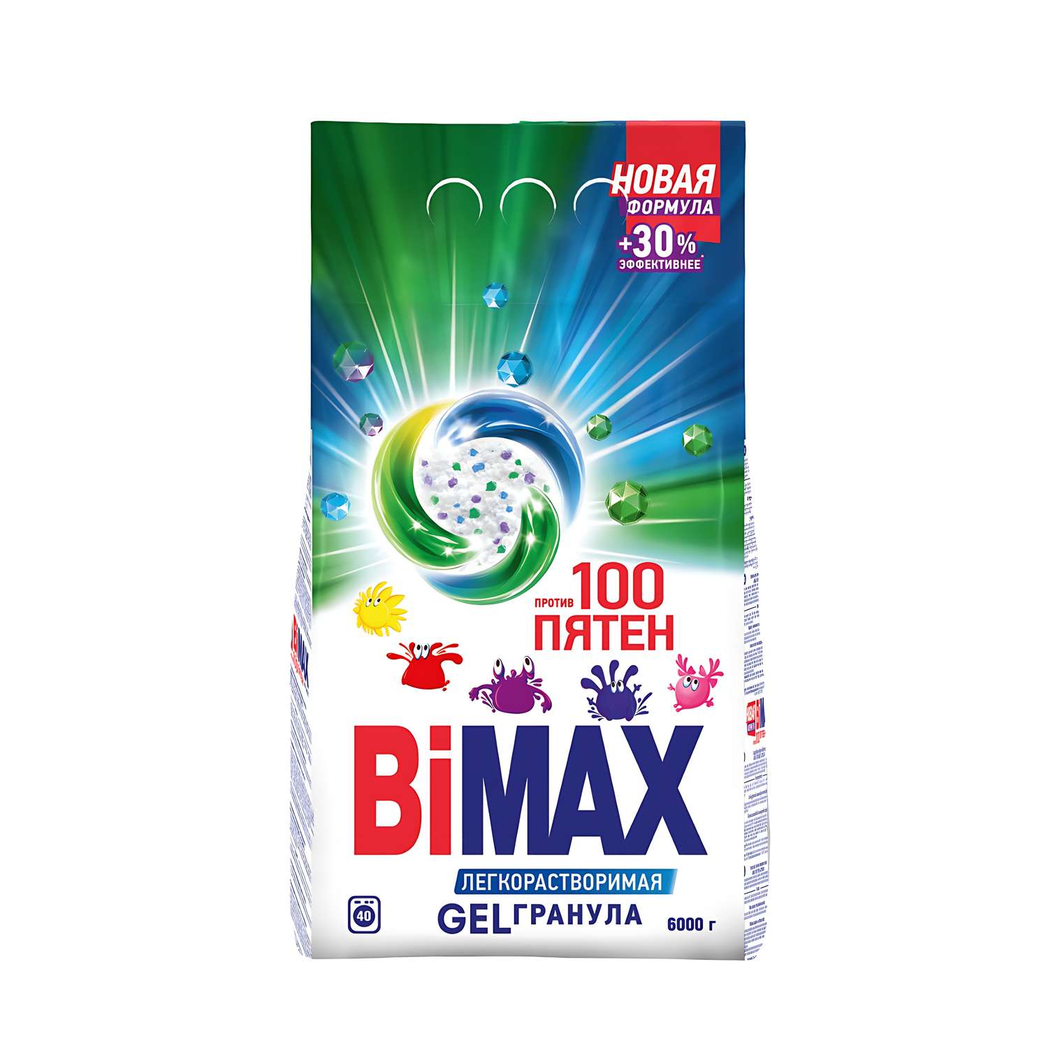 Стиральный порошок BiMax 100 пятен Automat 6 кг - фото 1
