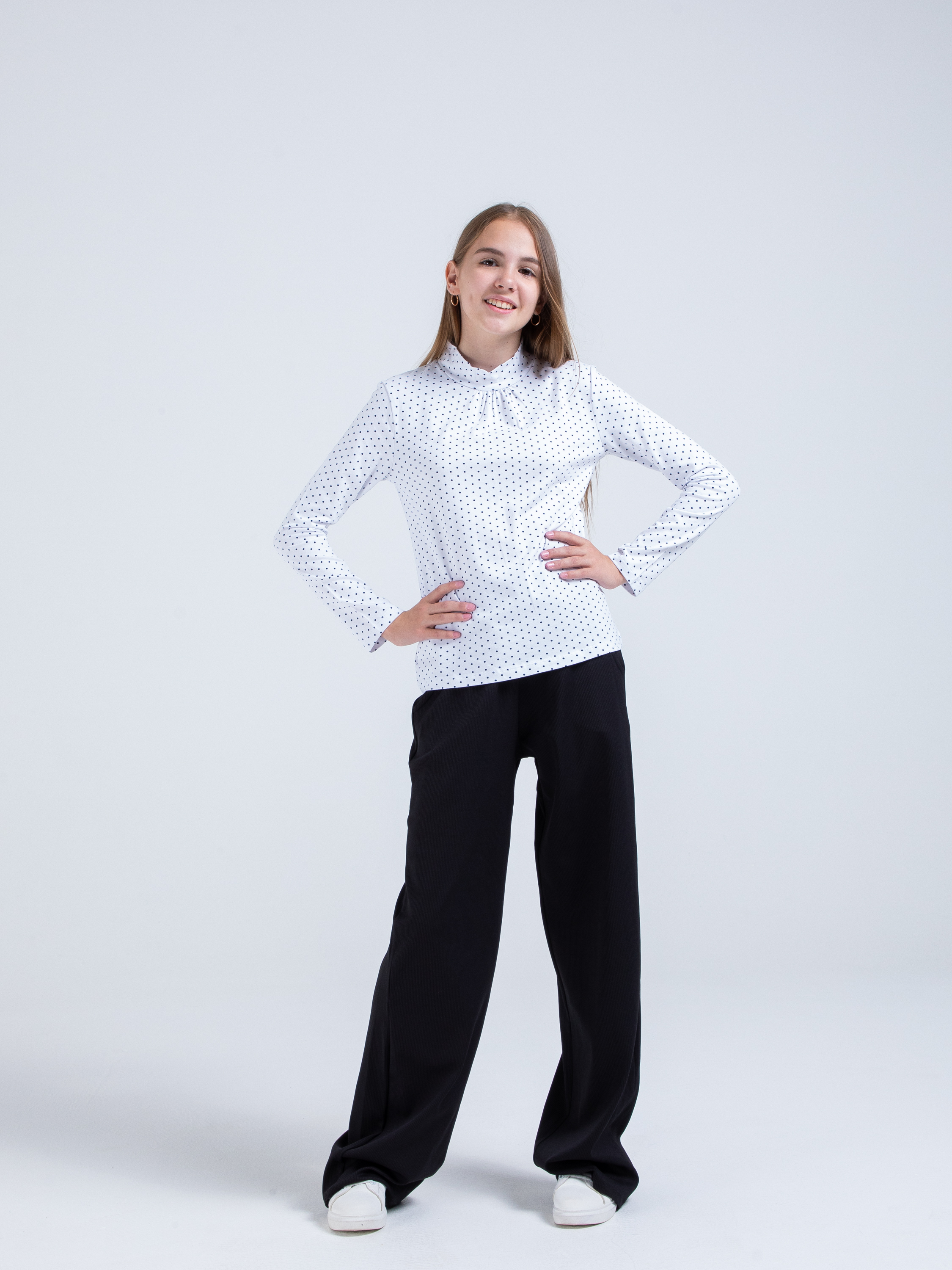 Водолазка STELLA MODA 15602_белый - фото 4