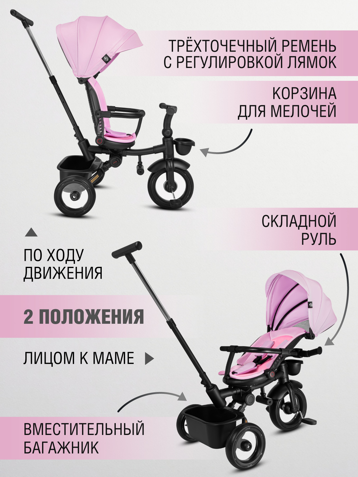 Трехколесный велосипед CITYRIDE - фото 4