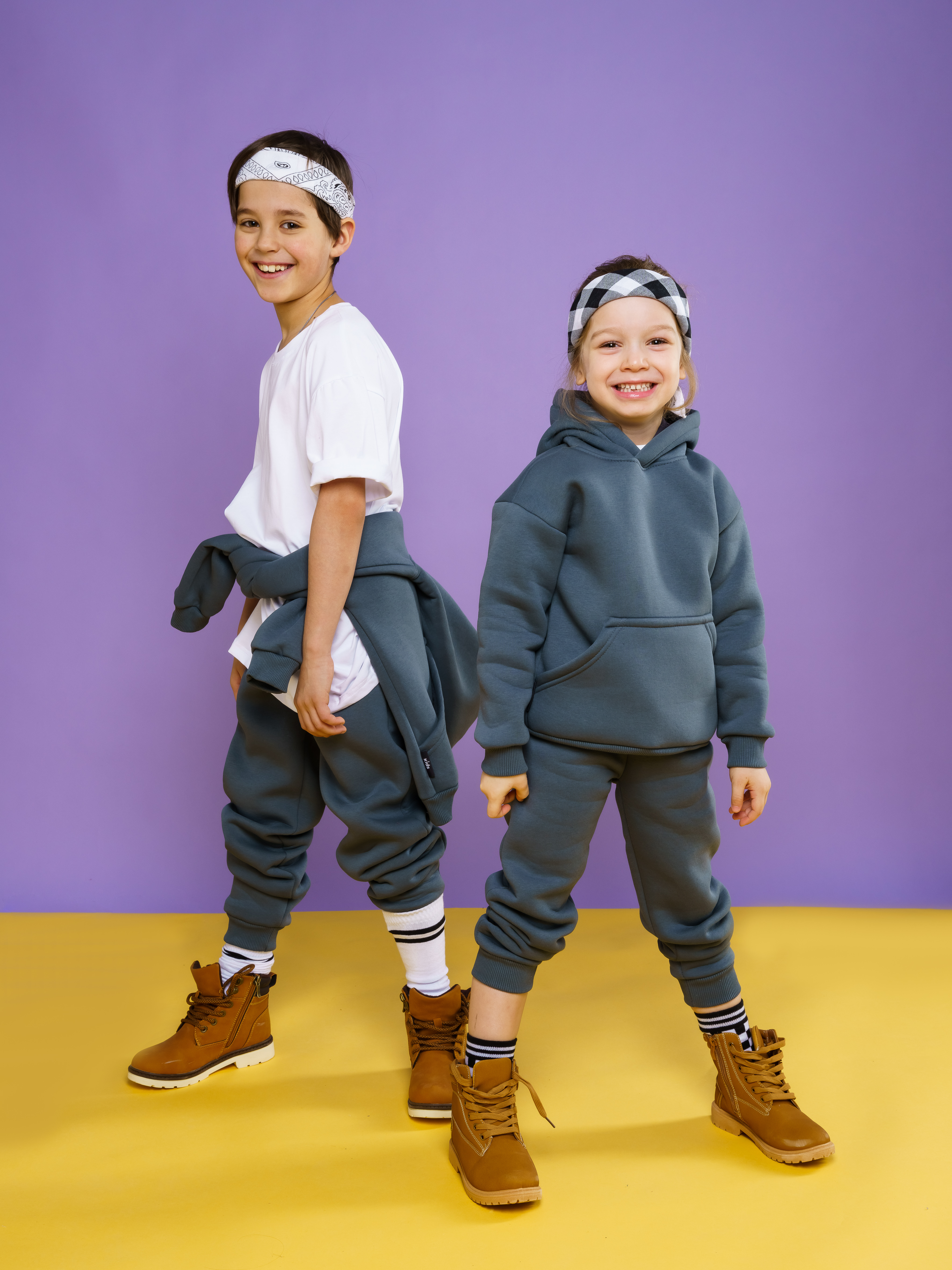 Худи и брюки MALINAKIDS SKFL2092021GRAF - фото 2