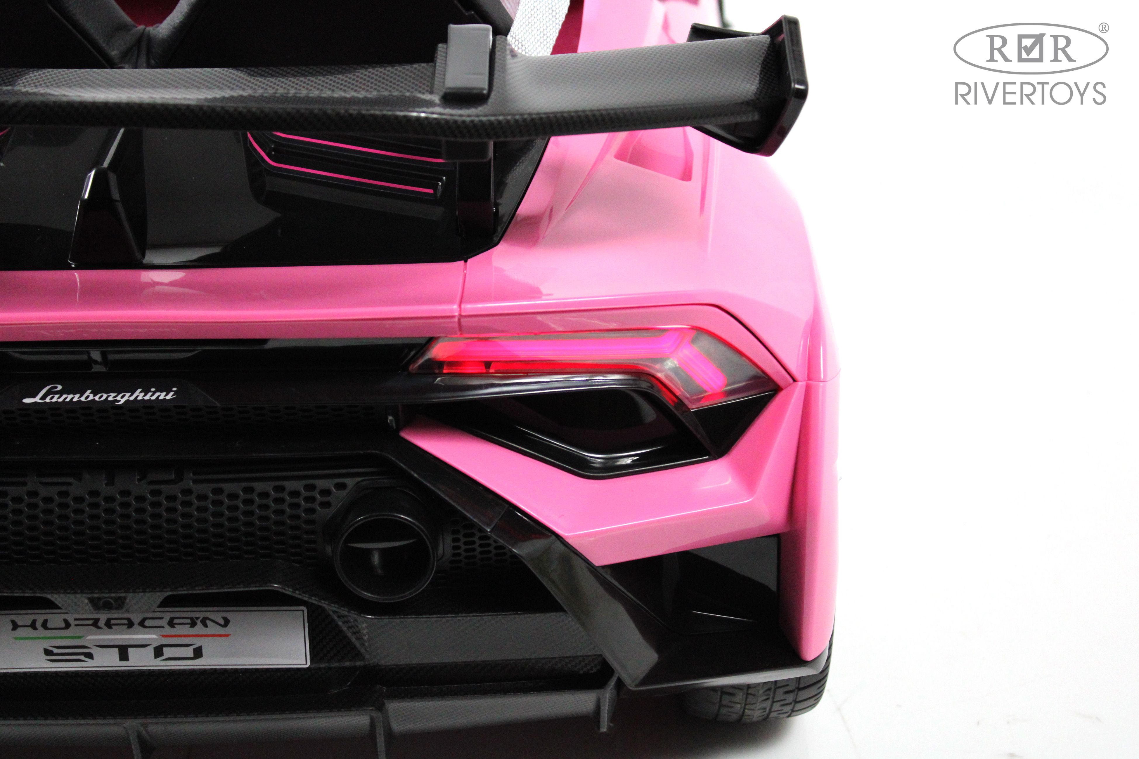 Электромобиль RIVERTOYS Lamborghini E888EE-PINK С пультом ДУ - фото 20