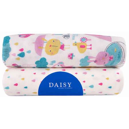 Пеленка Daisy Фланель 2шт 75х120см Девочки