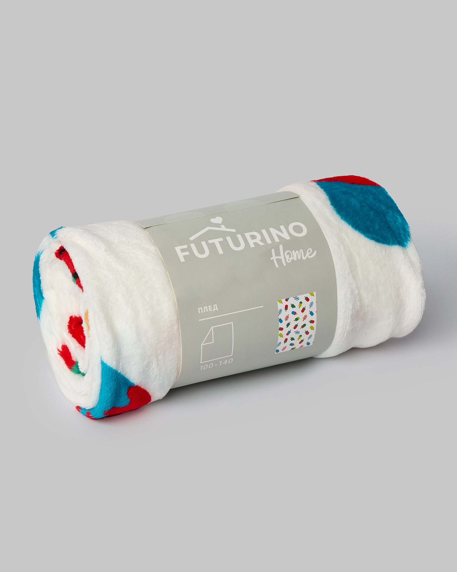 Плед FUTURINO Home Мороженое S25FH5-SS49-2bd-00 - фото 3