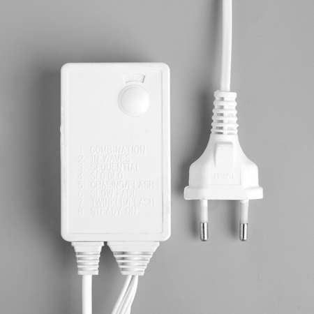 Гирлянда Luazon «Водопад» IP44 УМС белая нить 1500 LED свечение белое 8 режимов 220 В
