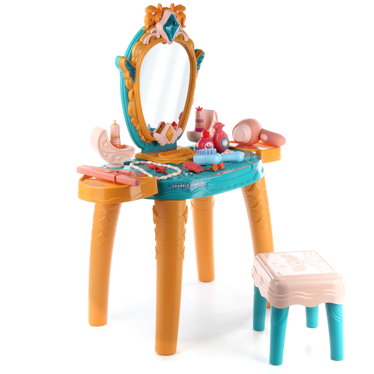 Игрушка Veld Co туалетный столик, косметика, бижутерия - фото 3