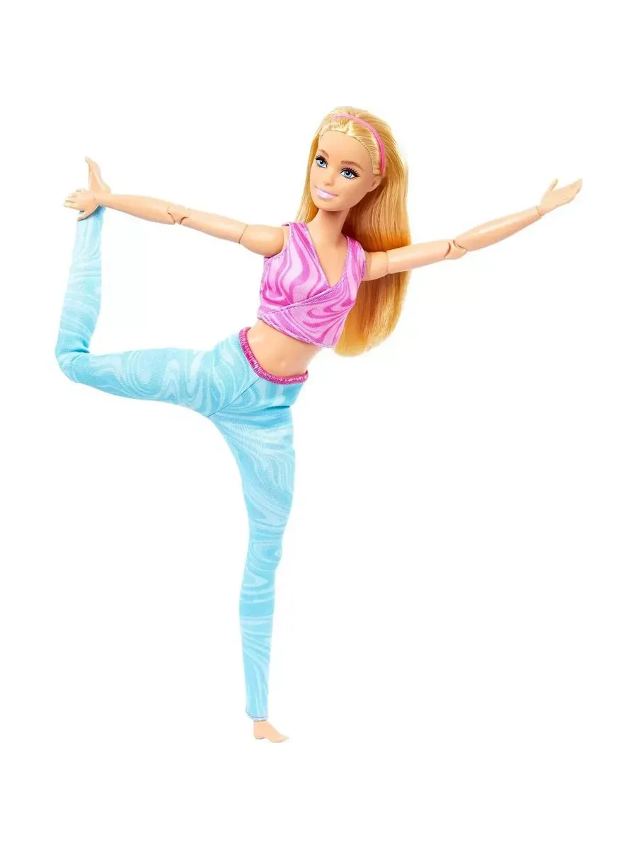 Кукла классическая Barbie Made to move Безграничные движения высота 29 см HRH27 - фото 5