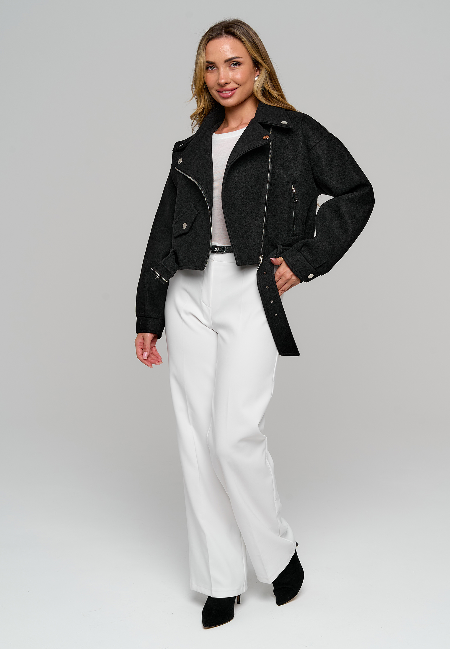 Косуха Stylish AMADEO AJ-8501-черный - фото 6