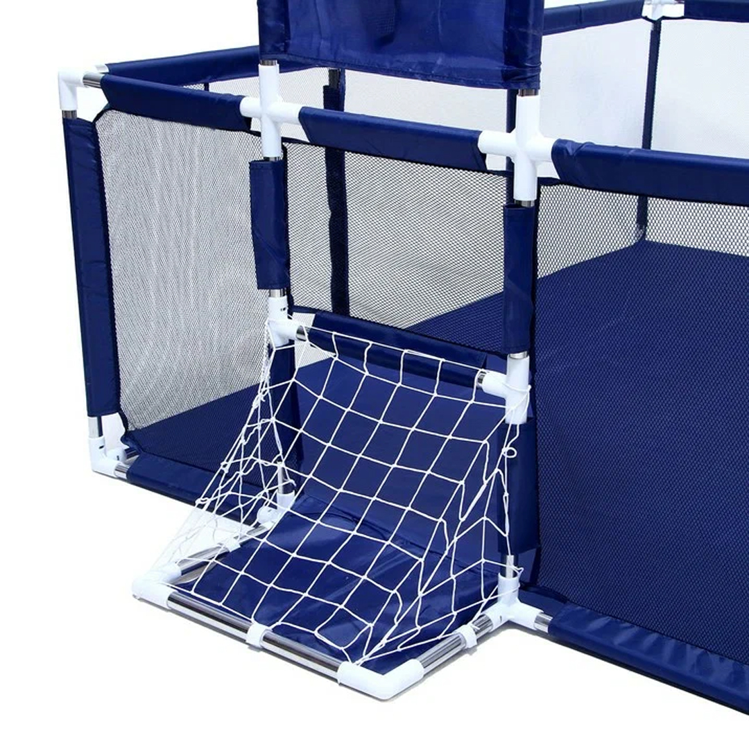 Манеж детский игровой CINLANKIDS с корзиной 180*125*62 MGI-180-BLUE - фото 5