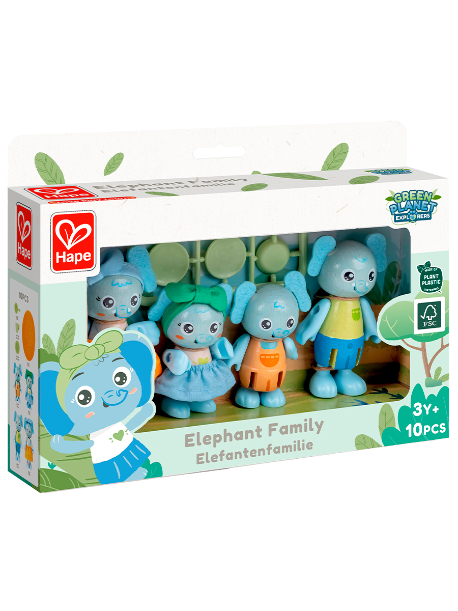 Фигурка Hape Семья слонов - фото 11