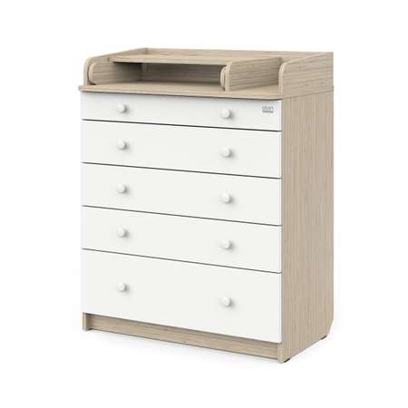 Комод пеленальный Aton Maks дуб тонсберг-белый софт