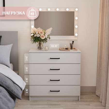 Комод тумба под ТВ Бостон LETTA цвет 750х740х334