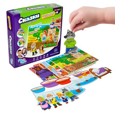 Игра развивающая PicnMix Для малышей и дошкольников Умные Липучки Сказки 117004