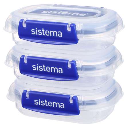 Набор контейнеров Sistema Klip it Plus 180мл