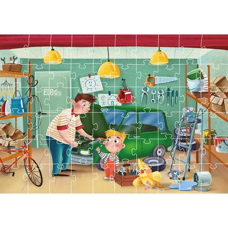 Пазл El BascoKids Гараж классический