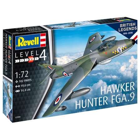 Сборная модель Revell 100 лет RAF: Хокер «Хантер»