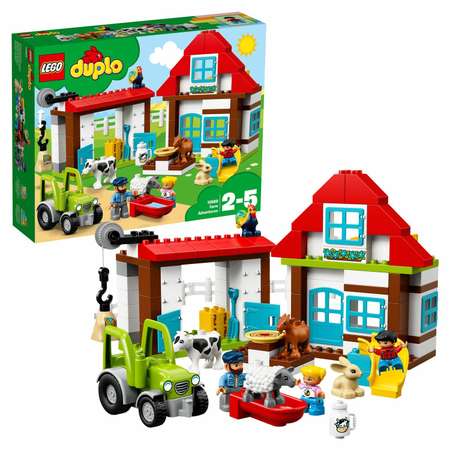 Конструктор LEGO DUPLO День на ферме блочный