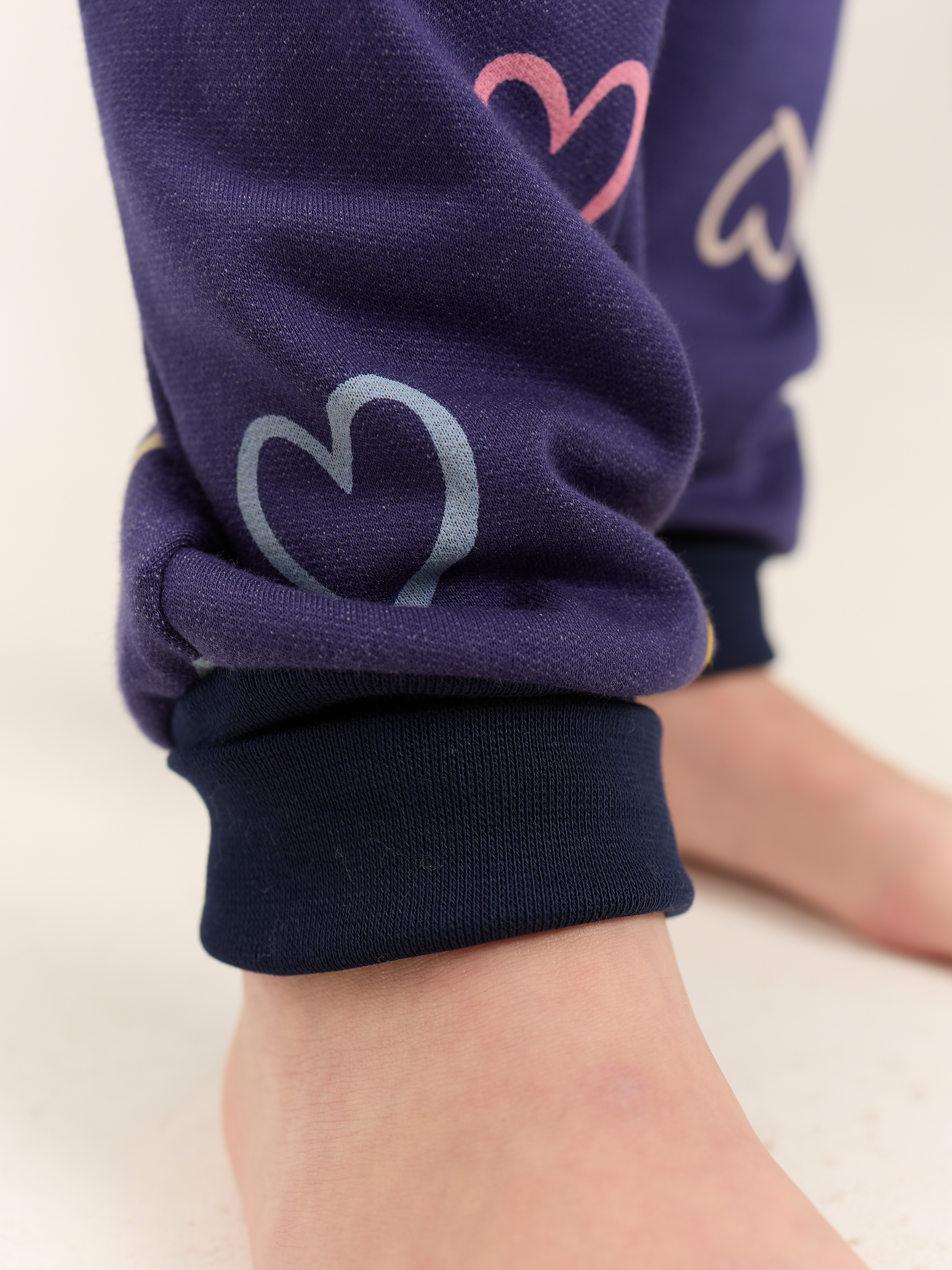 Пижама Весёлый человечек Д00201П/Сердца - фото 6