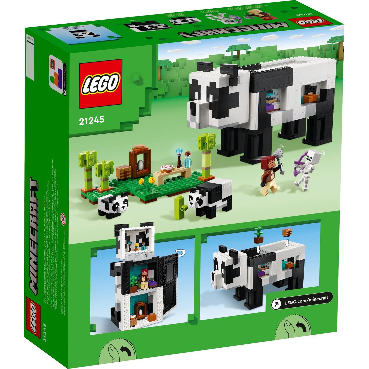 Конструктор LEGO Minecraft Дом панды - фото 7