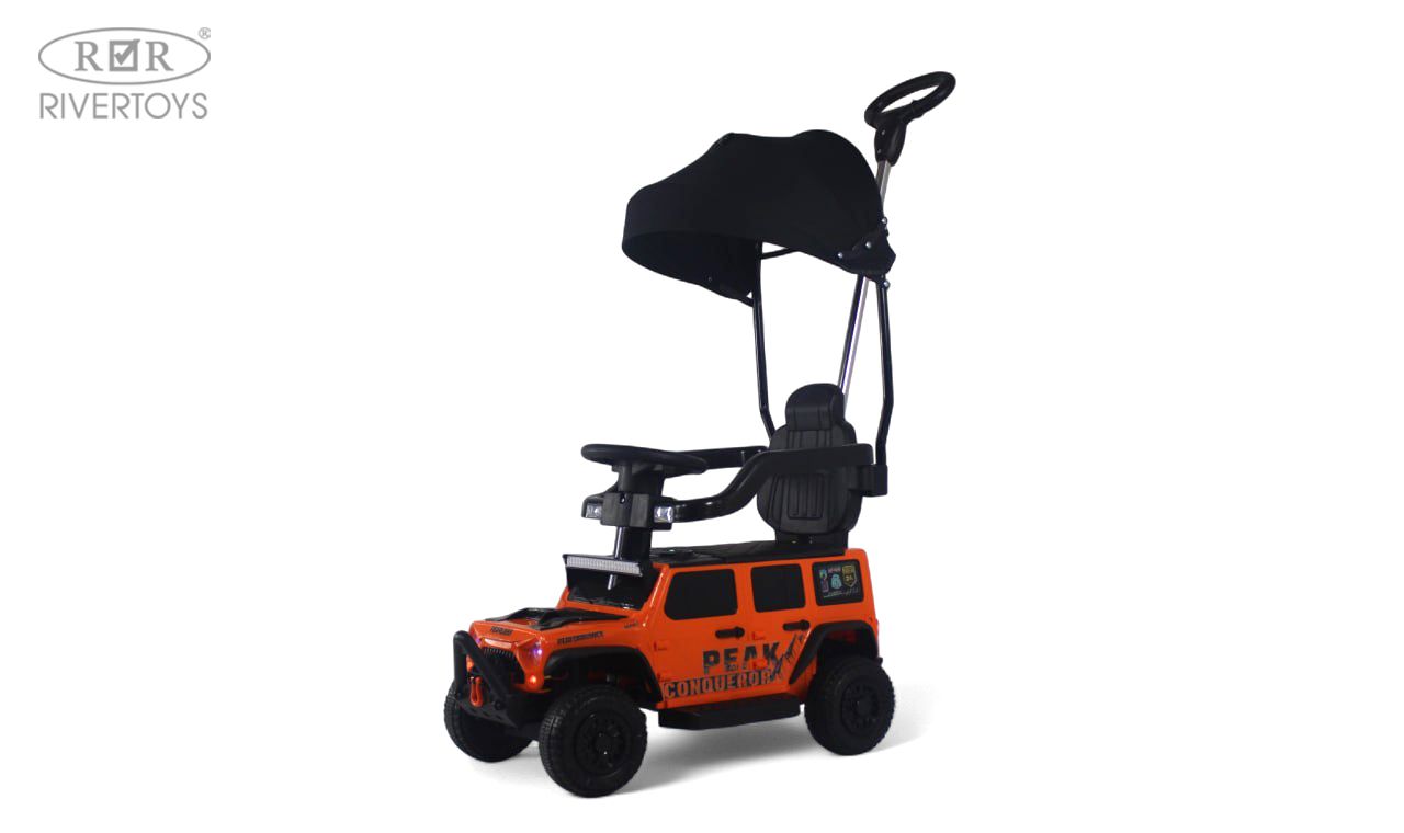 Электромобиль RIVERTOYS G009GG-ORANGE С пультом ДУ - фото 3