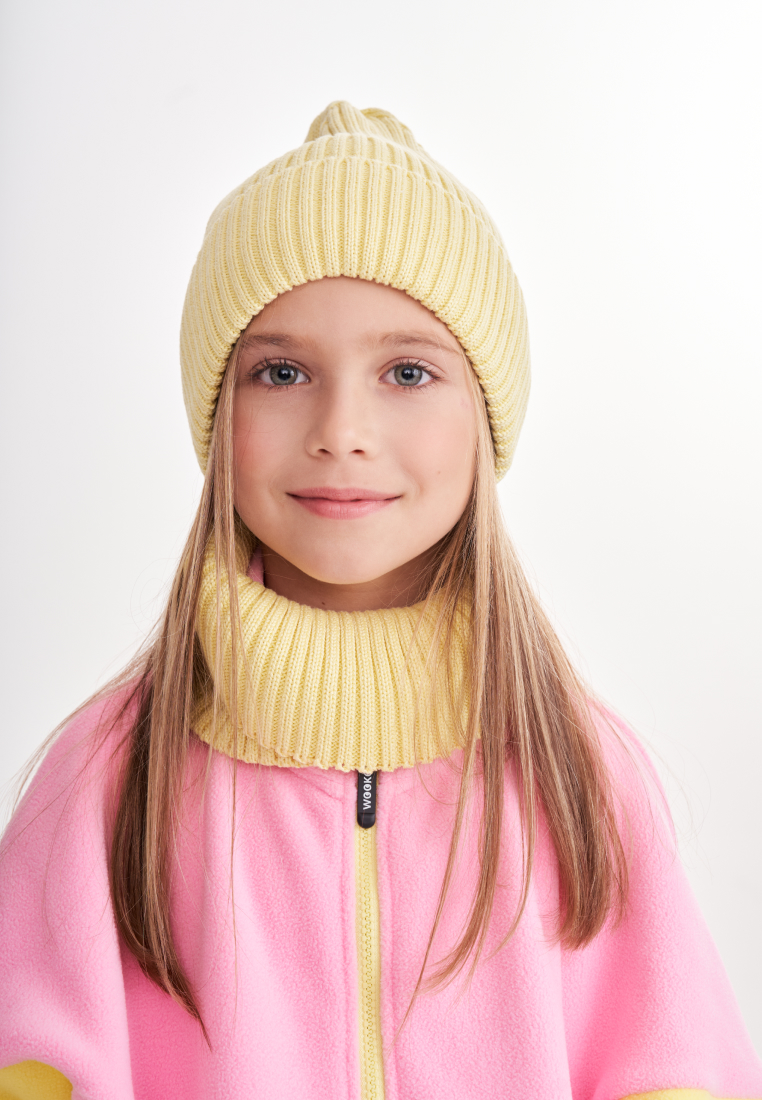 Комплект wookee Шапка_СнудЛимонный - фото 1