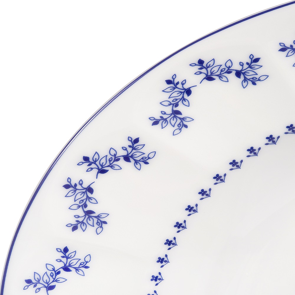 Сервиз столовый Zarin Porcelain Industries на 6 персон Neo Classic Francis Dark Blue 29 предметов - фото 11