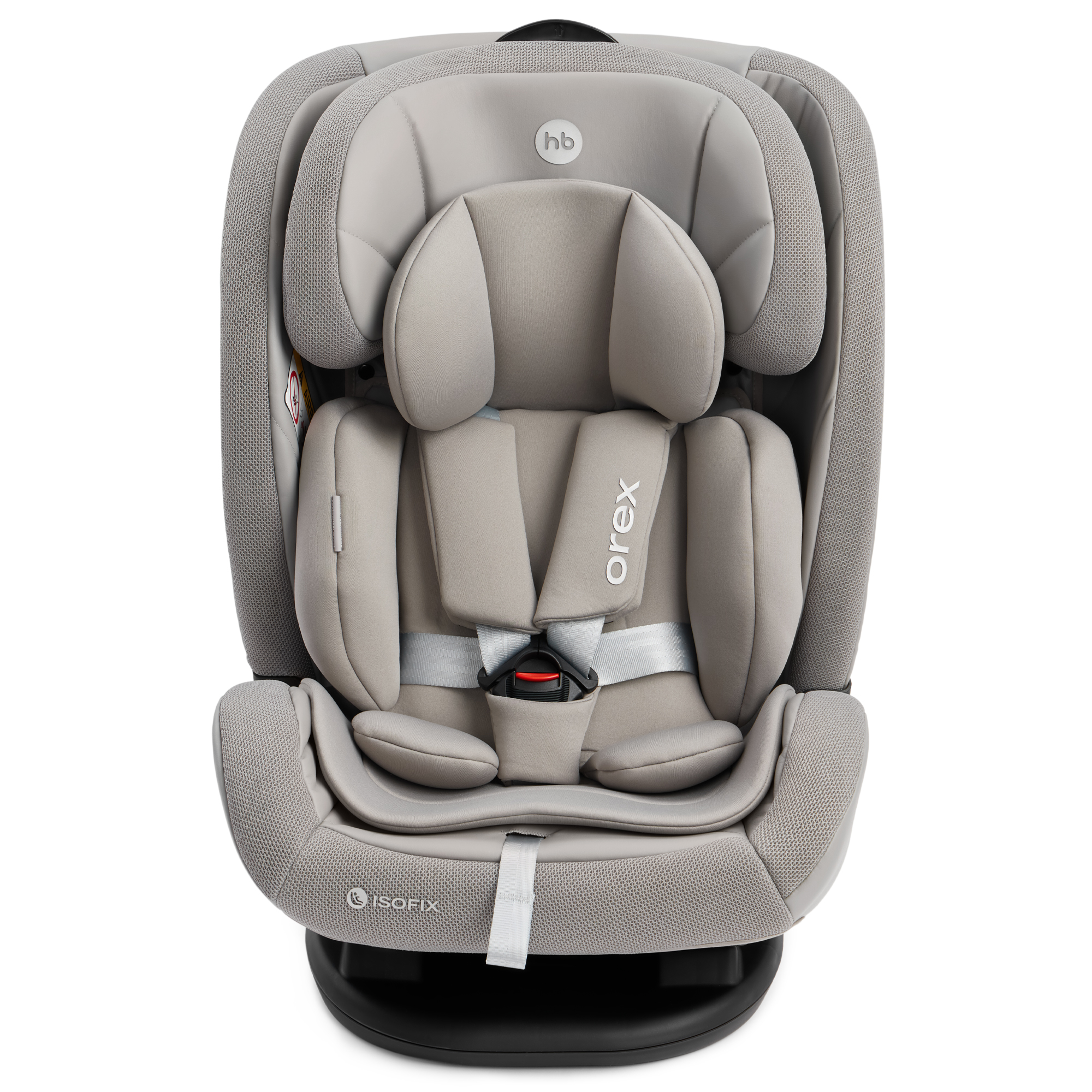 Автокресло Happy Baby Orex Isofix 0+/1/2/3 (0-36 кг) серый - фото 19