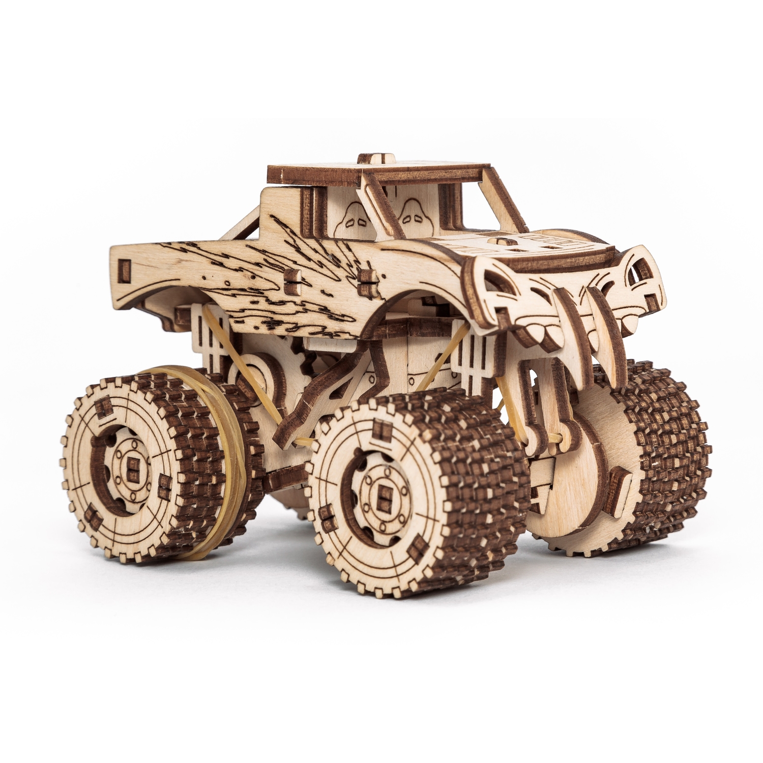 Конструктор Eco Wood Art Набор машинок деревянный - фото 5