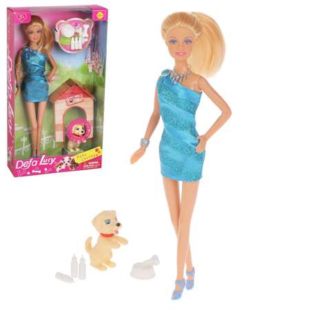 Кукла модельная Наша Игрушка Lucy и щенок