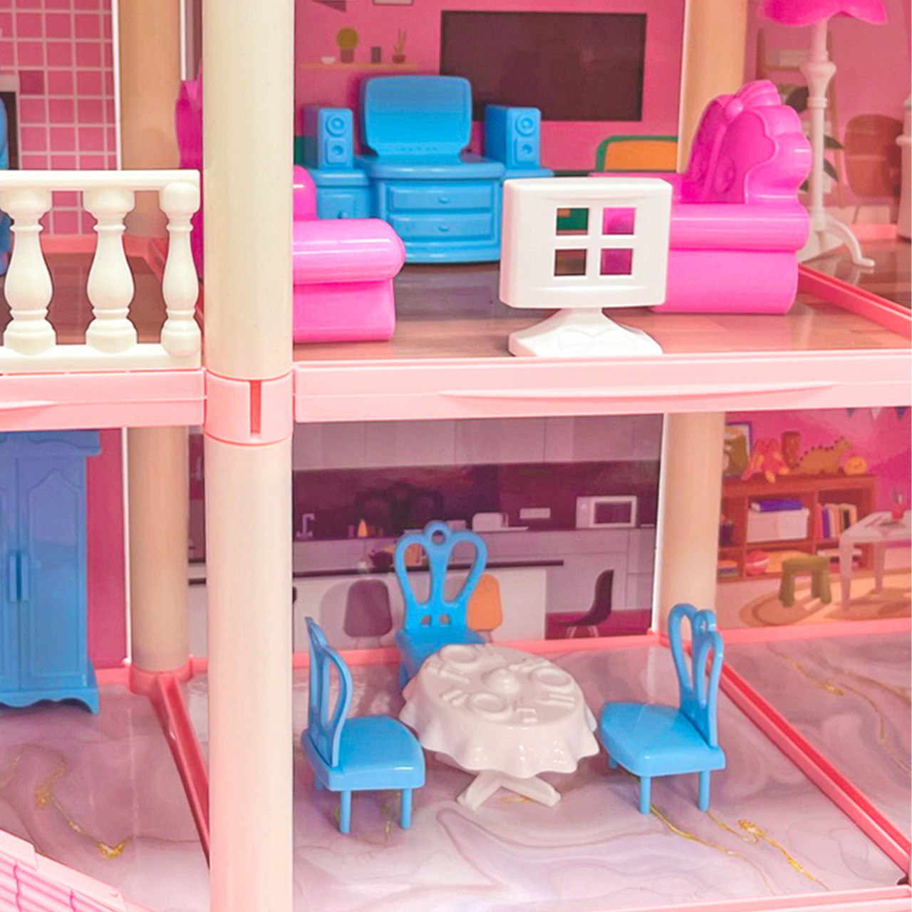 Домик для кукол ТОТОША 60 см 115 - фото 8