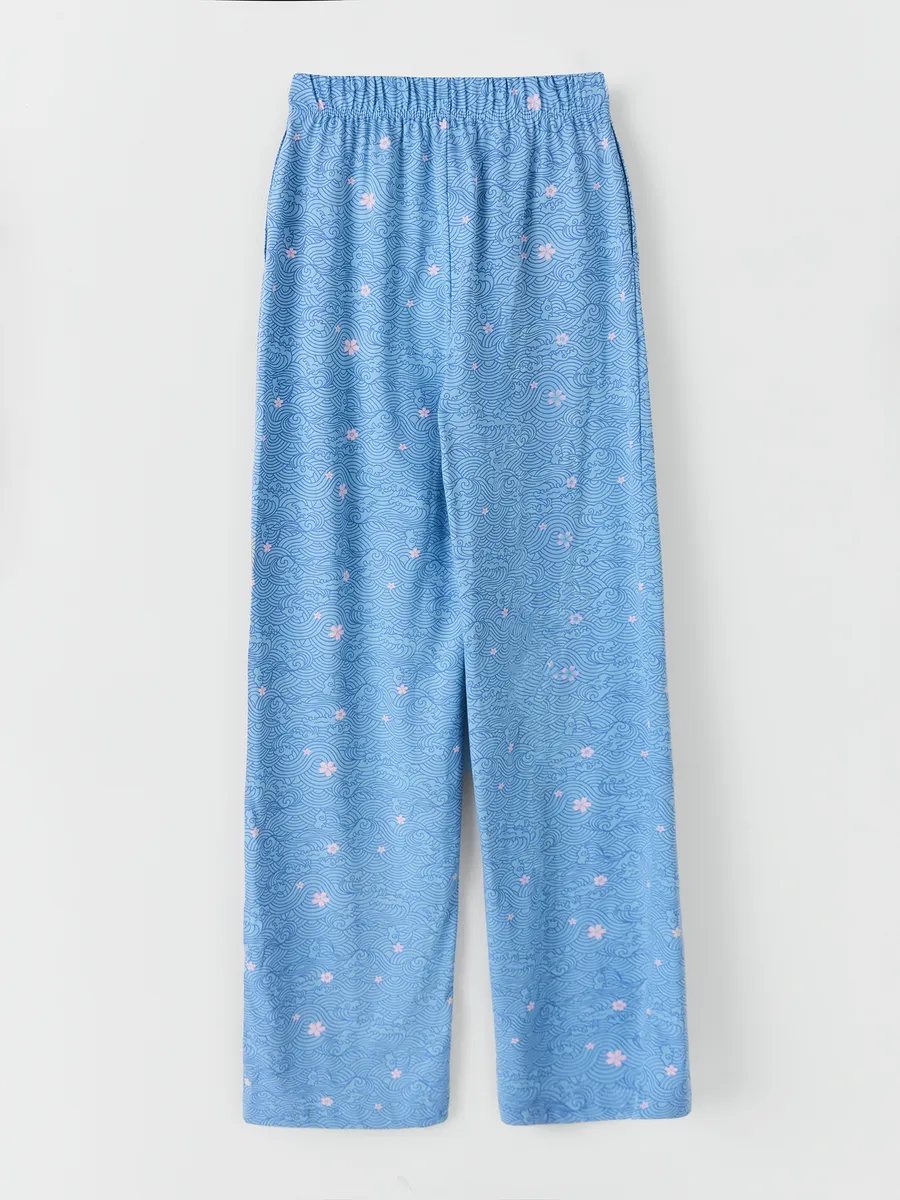 Брюки Mark Formelle (Марк Формэль) 532524-1/волны на голубом - фото 6