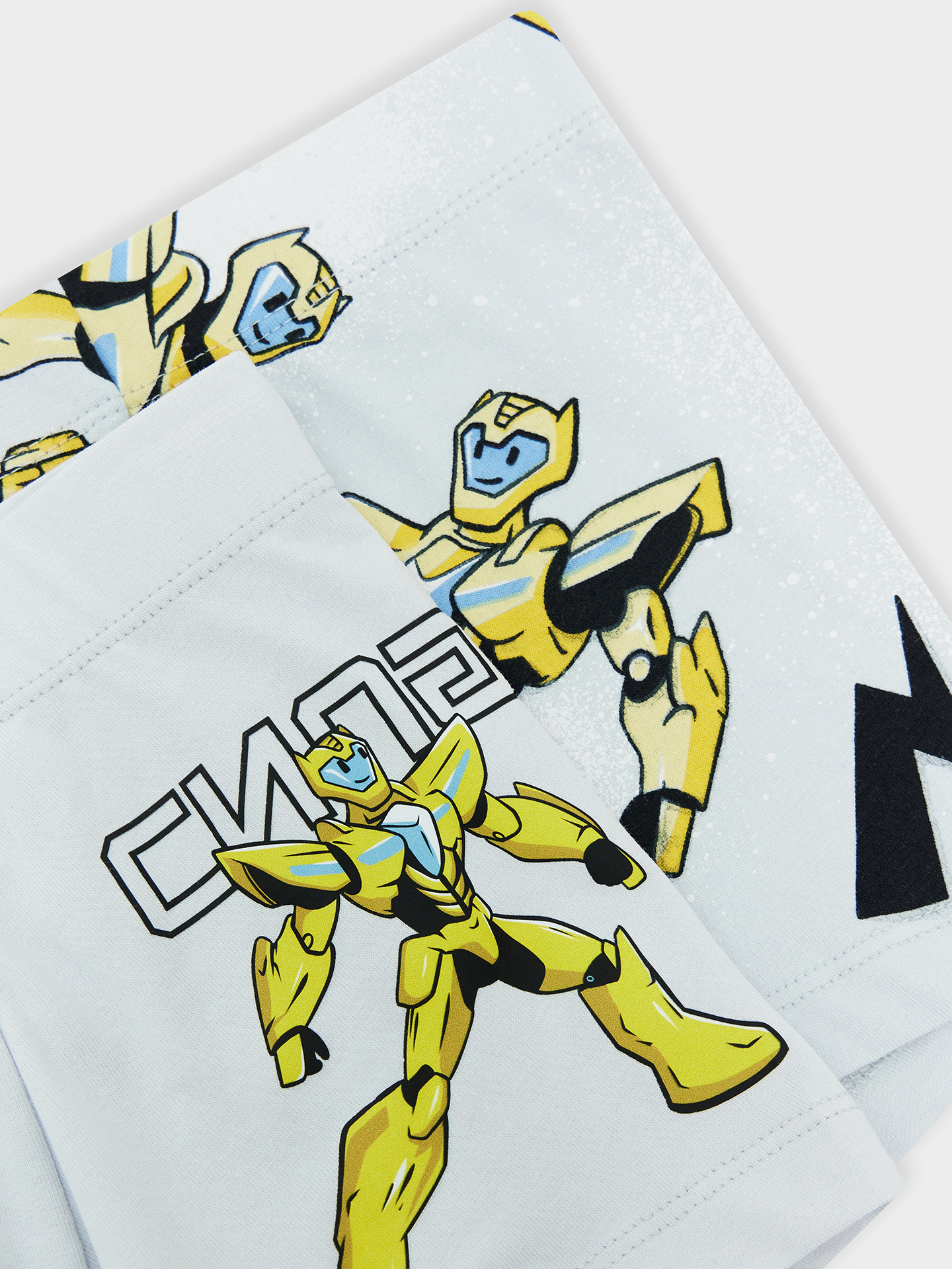 Трусы 2 шт Mark Formelle (Марк Формэль) 413352-2/туман +роботы на сером - фото 3