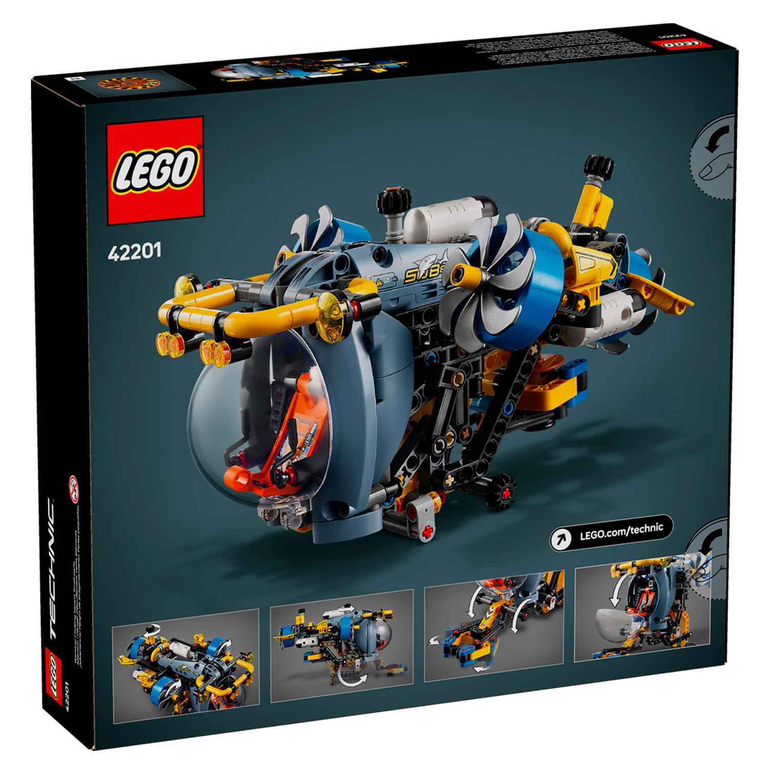 Конструктор LEGO Technic Deep-Sea Research Submarine блочный - фото 9