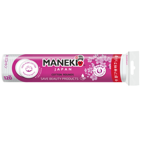 Ватные диски Maneki 120 шт.