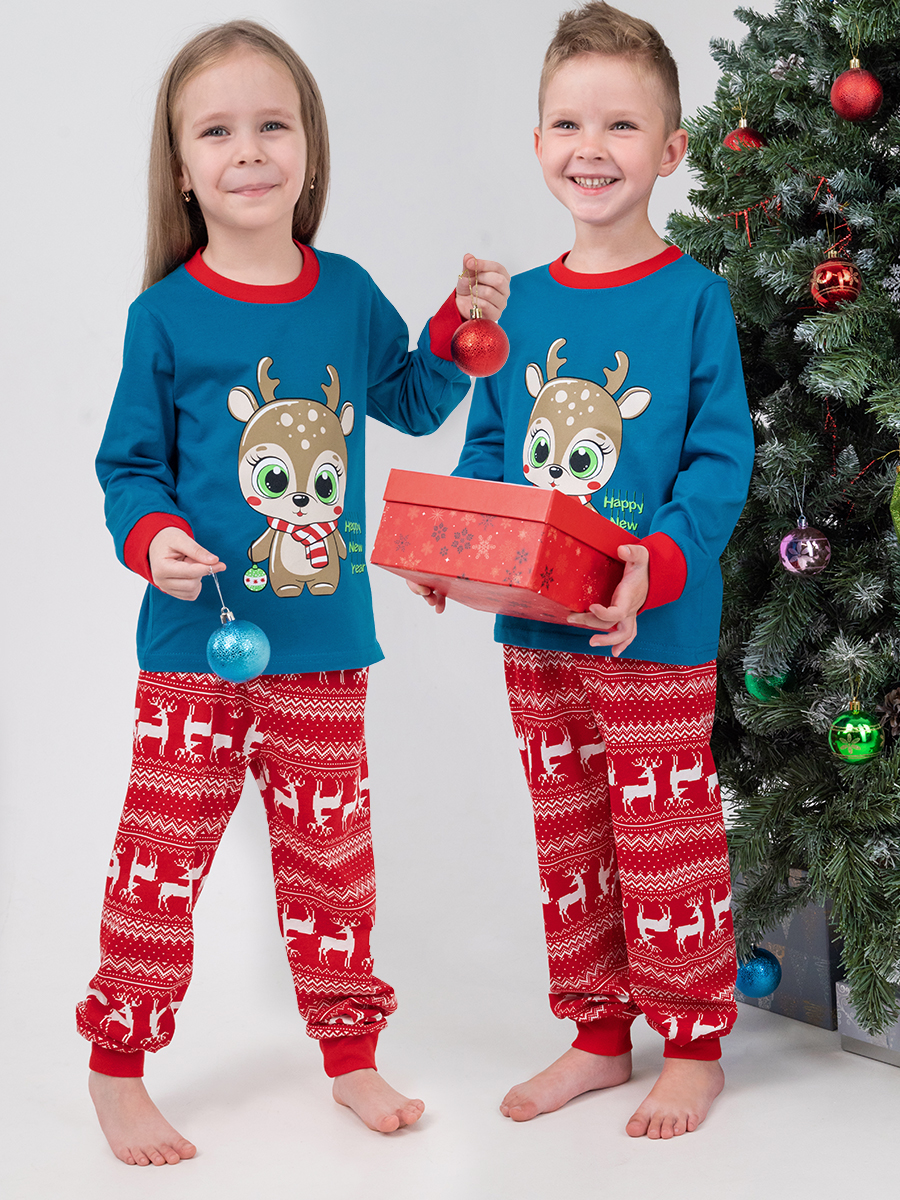 Пижама HappyFox HF00147т.джинсовый - фото 2