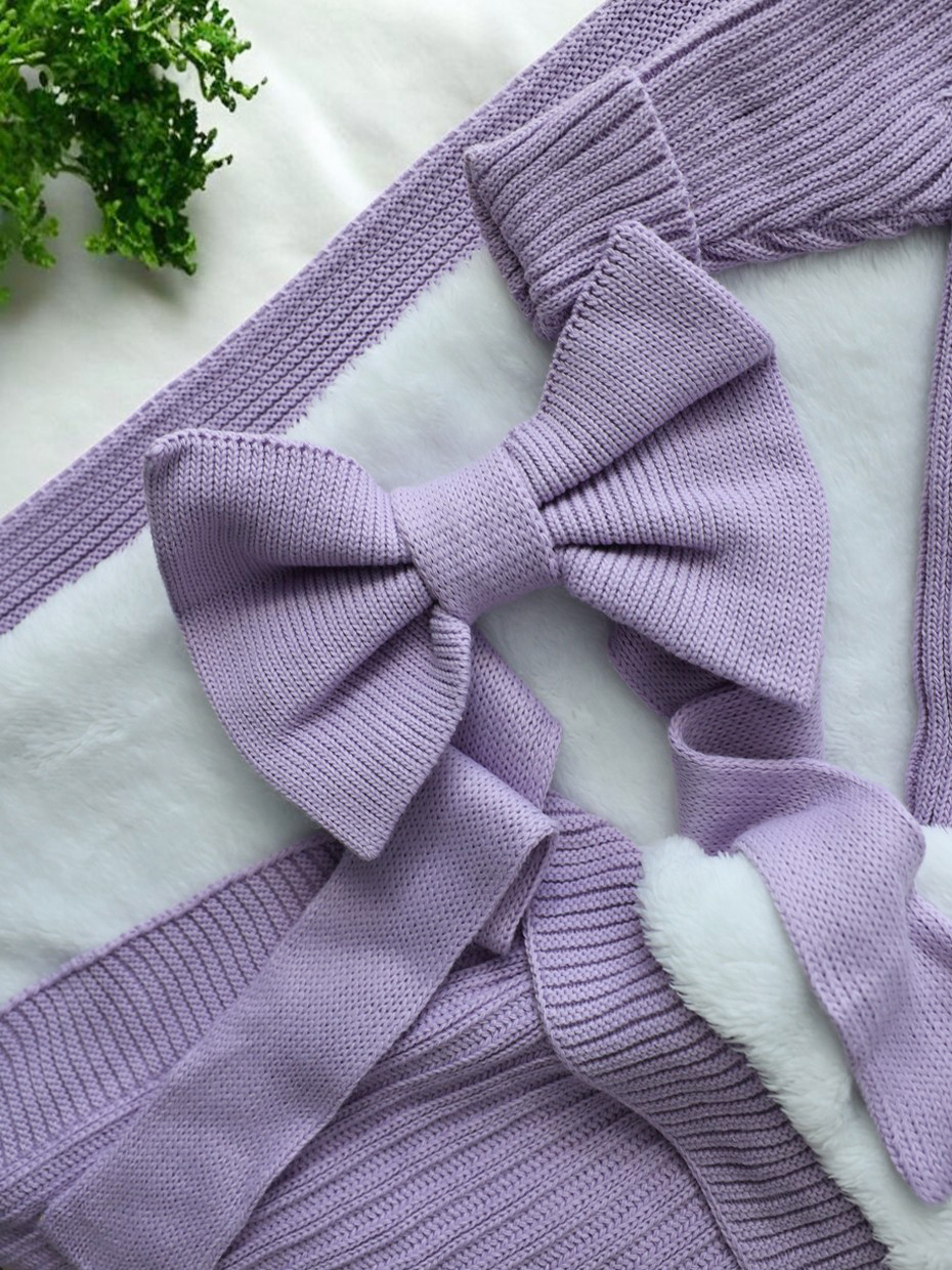 Комплект на выписку Bunnyphant 0399/сиреневый - фото 3