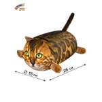 Подушка декоративная Штучки к которым тянутся ручки Кот Рыжий антистресс 15 x 28 см